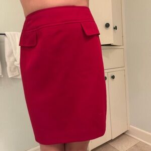 Harold’s Red Women's Wool Skirt